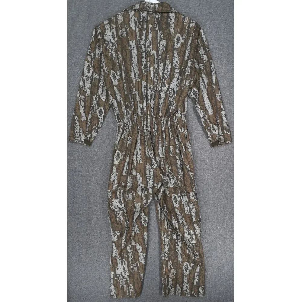 Vintage Charles Daly collection coveralls Adult XL Camoflauge natural bark‎ mens